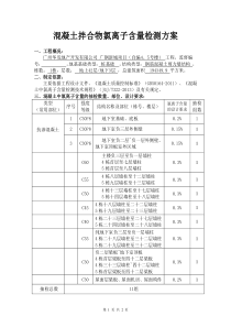 混凝土拌合物氯离子含量检测方案