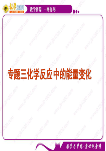 2011届高考化学二轮专题复习课件：专题3 化学反应中的能量变化(新课标)