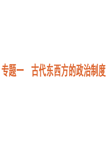 2012届高考历史复习方案专题课件1