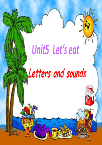 新人教版英语三年级上册Unit 5 letters and sounds.