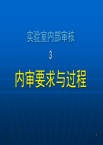 内审要求与过程资料