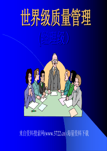 TQM世界级质量管理(经理级)(PPT 35页)