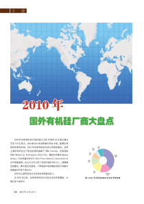 2010年国外有机硅厂商大盘点