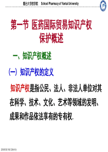 医药国际贸易中的知识产权问题8