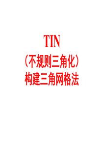 TIN三角化网格法