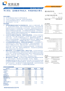 华仁药业：高端输液市场龙头，终端控制能力强大