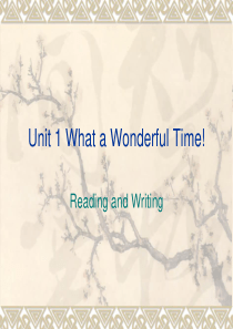 Unit-1-What-a-Wonderful-Time!