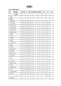 和田天津国际酒店工程预算书