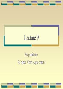 英语基础_Basic_English_Lecture_9_Subject_Verb_Agreemen