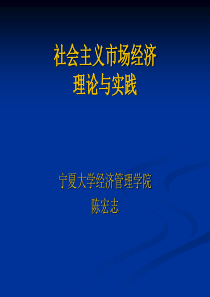 社会主义市场经济理论与实践s