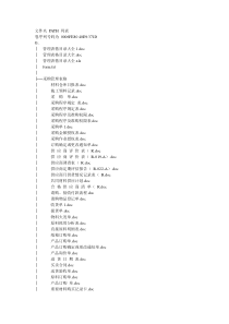 管理表格大全―列表