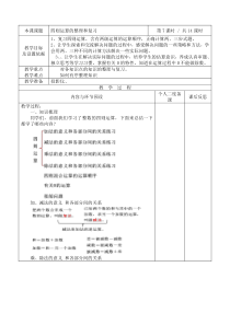 最新人教版四年级数学下册第一单元《四则运算的整理和复习》教案