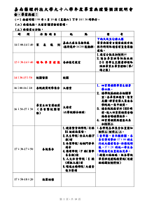 嘉南药理科技大学九十八学年度毕业典礼暨预演说明会