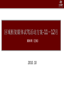 2010北京现代4S店试驾方案