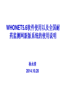 whonet5.6使用说明