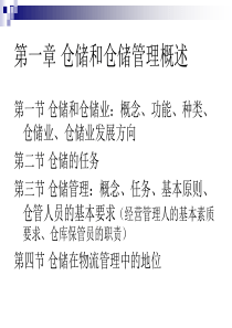 仓储与配送管理