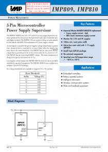 复位芯片IMP809810数据手册