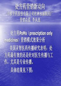 处方药营销新动向（PPT 39页）