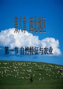 第八章第一节西北地区自然特征与农业课件