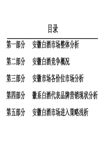 安徽省白酒市场竞争格局[1]