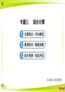 初中物理综合计算方法专题