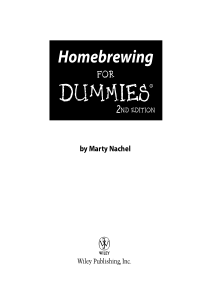 家庭制啤酒HomeBrewingforDummies