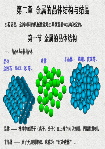 轮机工程基础 第二章  金属的晶体结构与结晶