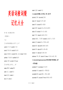 英语词根词缀记忆大全共223页(1)