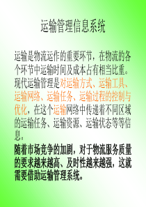 运输管理信息系统