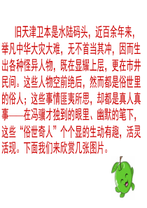 《俗世奇人》ppt课件