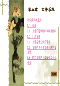 操作系统-第五章-文件管理