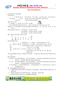 化学必修二人教版高中化学必备知识点