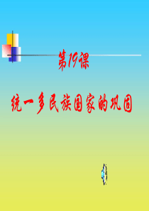 19《统一多民族国家的巩固》PPT课件 练习详解