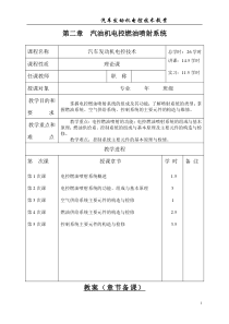 第二章  汽油机电控燃油喷射系统