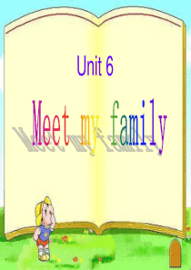 新人教版-小学英语四年级-Unit6-meet-my-family--B-Lets-learn