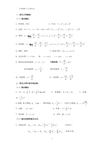 大学物理公式总结