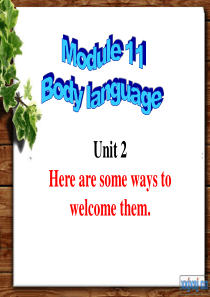 Module_11__Body_language_Unit_2__Here_are_some_way