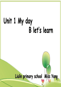 PEP五年级下册-Unit1-B-Lets-learn