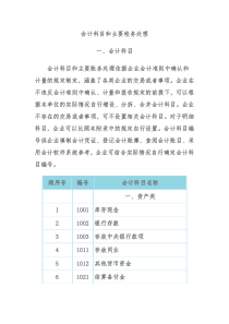 新准则会计科目和主要帐务处理