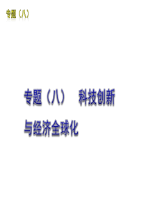 2013年中考历史二轮复习热点专题：专题(八)  科技创新与经济全球化