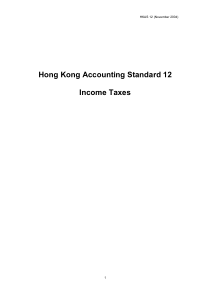 hkas12 Income Taxes