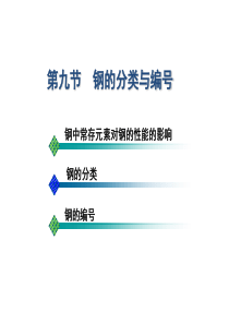 1-9钢的分类与编号全解