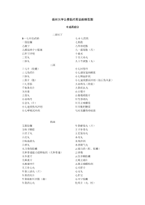 扬州大学公费医疗药品报销范围