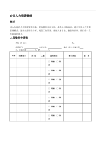 企业人力资源和企业信息化管理（DOC31页）