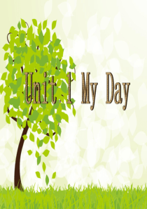 人教版-Unit-1-《My-day》