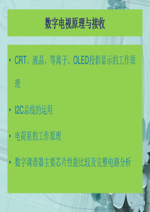 数字电视原理与接收各种显示器