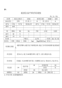 企业信息化“十五”项目规划表