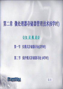 15第二章  微处理器存储器管理技术