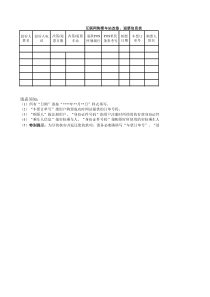 互联网购票车站改签、退票信息表