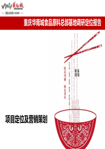 副食品市场市场调研定位及策划4.13(补充) 2